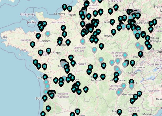 Cartes Des Bornes De Recharge Rapide Stations e Stations e Cartes Des Bornes De Recharge Rapide Stations e Stations e